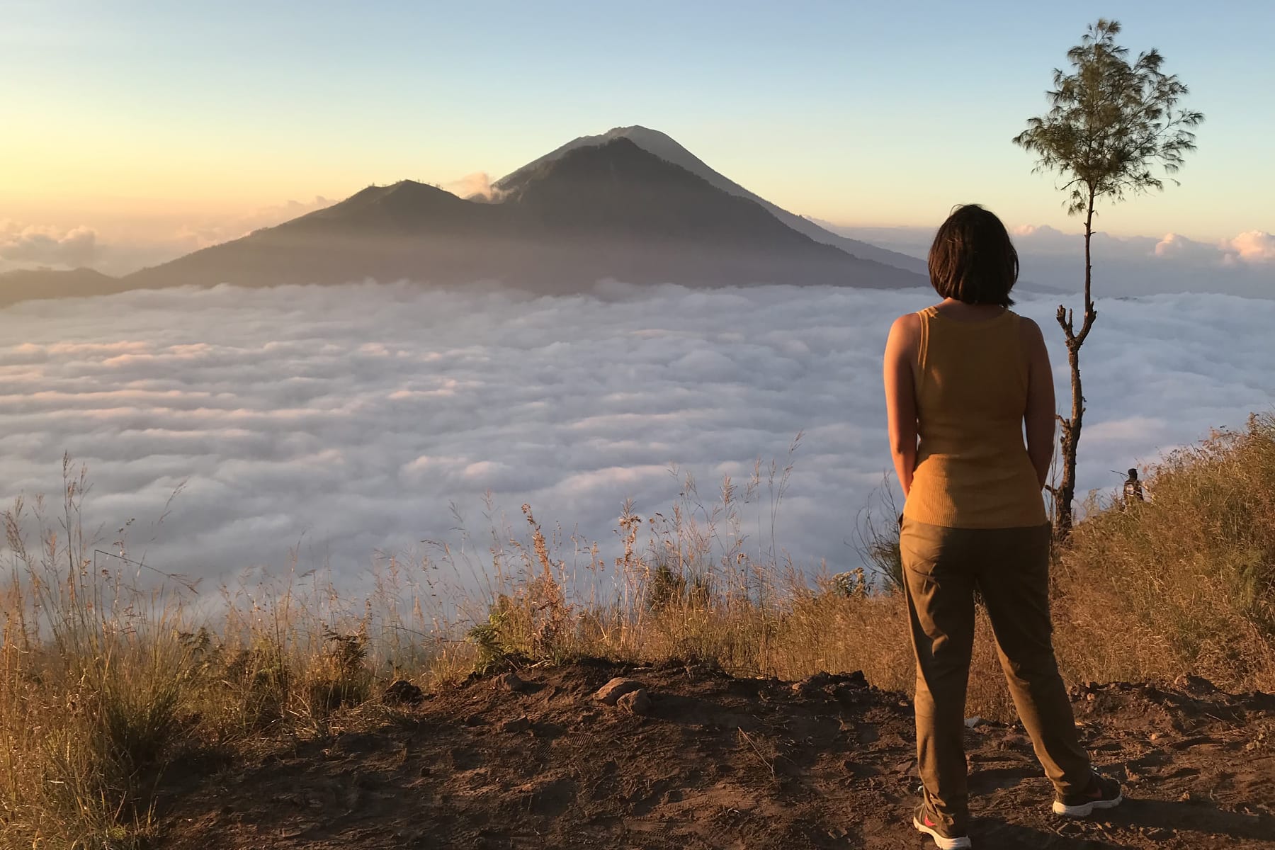 levee du soleil mont agung