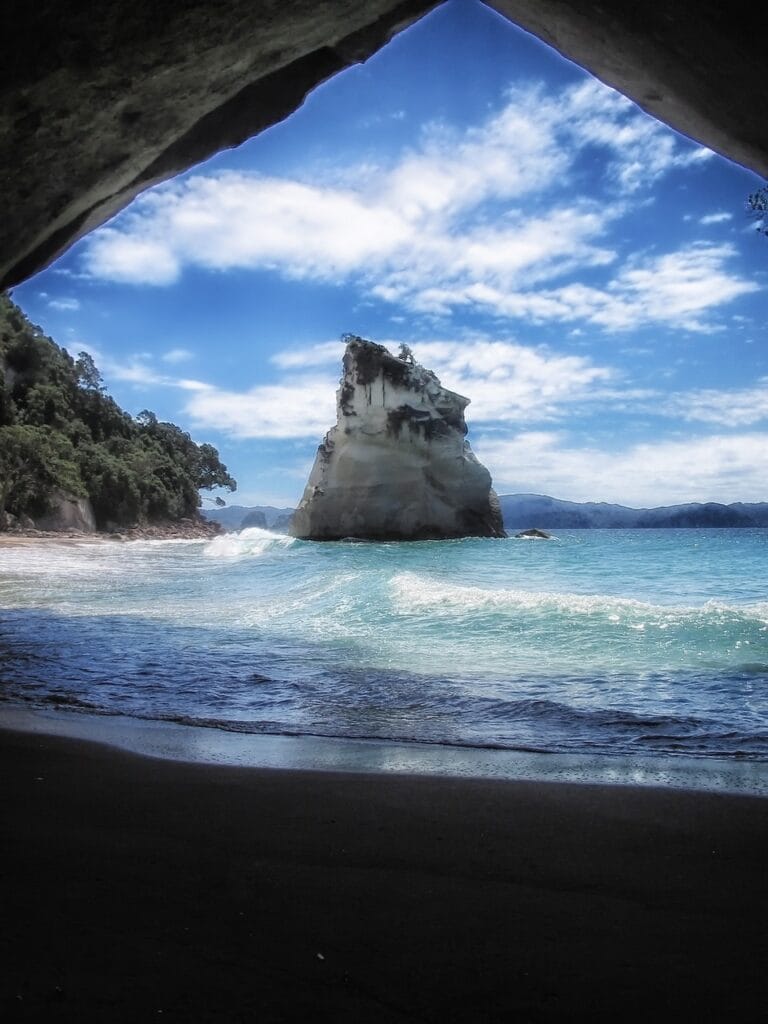 Excursion à la Cathedral Cove, Nouvelle-Zélande
