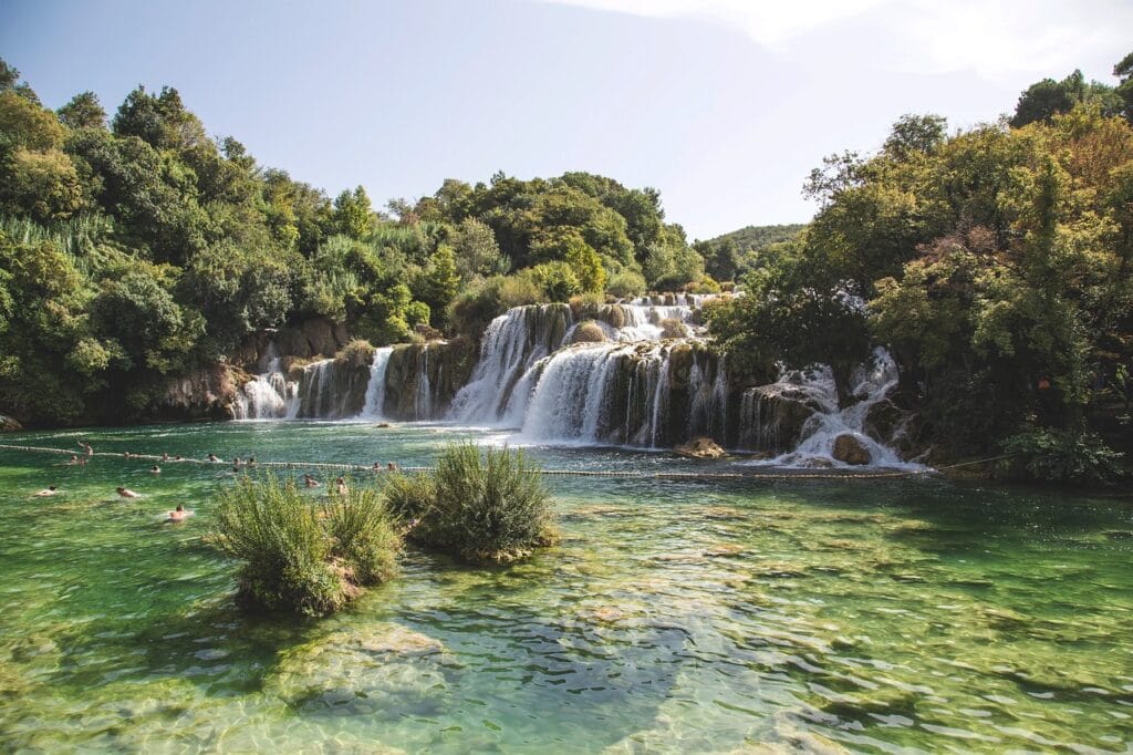 Excursion au parc national de Krka, Croatie